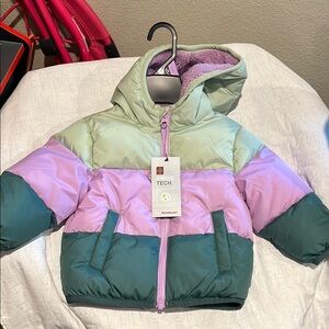 Infant Girls Lined Swiss Tech Jacket NWT